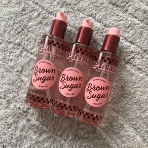 VS PINK brown sugar body oil